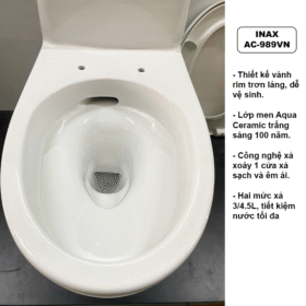 Thông tin bồn cầu INAX AC-989VN