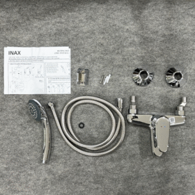 Ảnh Vòi sen tắm nóng lạnh INAX BFV-1113S-4C tay sen mạ