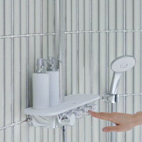 Ảnh chụp Vòi sen cây nhiệt độ INAX BFV-655T cao cấp kiểu xả thác-2