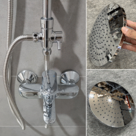 Ảnh chụp Vòi sen tắm cây INAX BFV-1405S nóng lạnh Massage