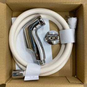 Ảnh thực tế Vòi xịt toilet INAX CFV-102M bằng nhựa đầu mạ Crom cao cấp