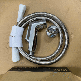 Ảnh thực tế Vòi xịt toilet INAX CFV-105MM dây thép không gỉ SUS304 cao cấp