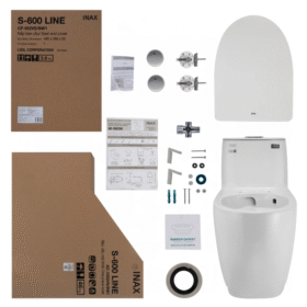 Ảnh hộp sản phẩm bồn cầu INAX AC-1052VN 1 khối nắp êm Aqua Ceramic