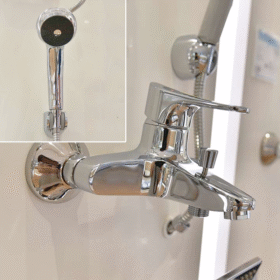Ảnh thực tế vòi sen tắm nước nóng lạnh INAX BFV-1003S-1C