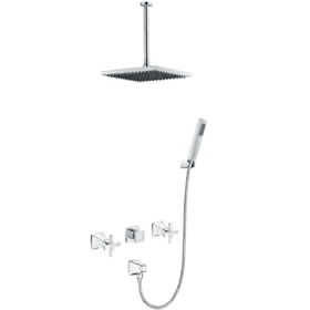 Vòi sen tắm âm tường INAX BFV-81SEHC nóng lạnh bát sen trần