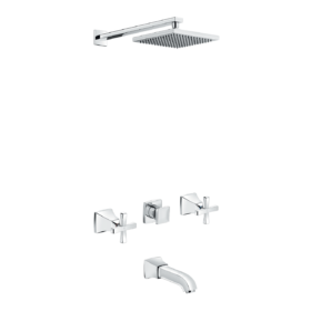 Vòi Sen Tắm Âm Tường Inax BFV-81SEW Nóng Lạnh