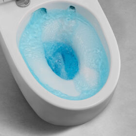 xả xoáy không vành rim mạnh mẽ bồn cầu INAX AC-1052VN