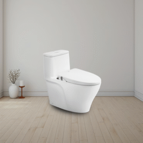 Ảnh thật Bồn cầu INAX AC-989+CW-S15VN nắp rửa cơ Aqua Ceramic