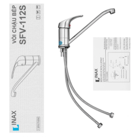 Ảnh thật Vòi nước rửa chén nóng lạnh INAX SFV-112S