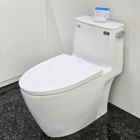 Ảnh thực tế Bồn cầu INAX AC-912VN 1 khối xả gạt Aqua Ceramic dòng S200