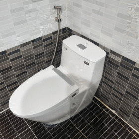 Ảnh thực tế Bồn cầu INAX AC-919R+CW-S32VN nắp rửa cơ-2