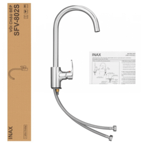 Ảnh thực tế Vòi rửa chén INAX SFV-802S nóng lạnh cao cấp