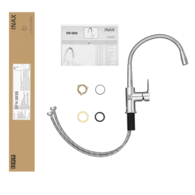 Hộp sản phẩm Vòi nước rửa bát INAX SFV-303S nóng lạnh thân mềm