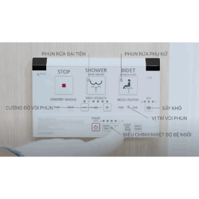 Tính năng Nắp điện tử INAX CW-KA22AVN điều khiển từ xa