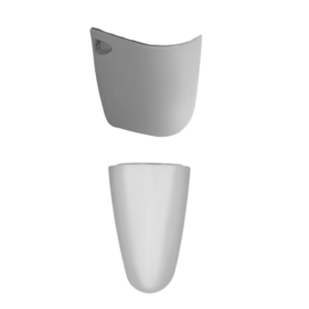 Chân Chậu Ngắn Lavabo INAX L-288VC Gắn Tường