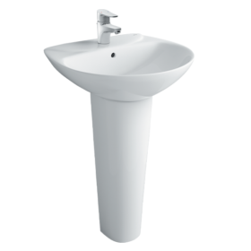 Chậu Rửa Lavabo Inax L-285V Treo Tường Kèm Chân Chậu L-288VD Đặt Sàn