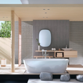 Ảnh thực tế Bồn tắm đặt sàn INAX BF-1760V-2