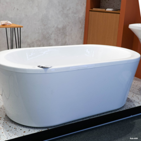 Ảnh thực tế Bồn tắm đặt sàn INAX BF-1656V (BF1656V) 1.5 mét lập thể-2