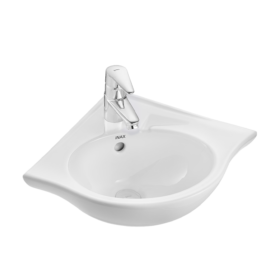 Chậu góc treo tường INAX L-281V (L281V) cỡ nhỏ 380x350mm