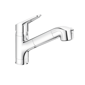 Vòi rửa chén INAX nóng lạnh JF-AB466SYX(JW) dây rút lõi lọc