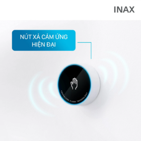 Ảnh thực tế Bồn cầu 1 khối INAX ACT-902VN xả cảm ứng không chạm Aqua Ceramic (ACT902VN)-3
