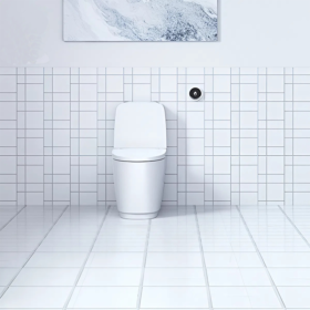 Ảnh thực tế Bồn cầu 2 khối INAX ACT-832VN xả cảm ứng không chạm Aqua Ceramic (ACT832VN)