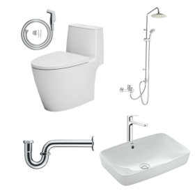 Combo thiết bị vệ sinh INAX AC-902VN mã số M2 cao cấp (Modern 2)