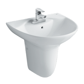 Chậu rửa lavabo treo tường kèm chân ngắn L-288V L-288VC INAX